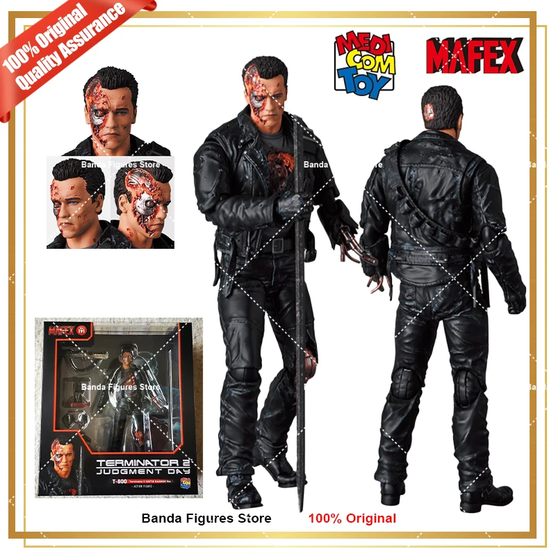 Коллекционные фигурки Medicom MAFEX No.191 Terminator T-800 T2