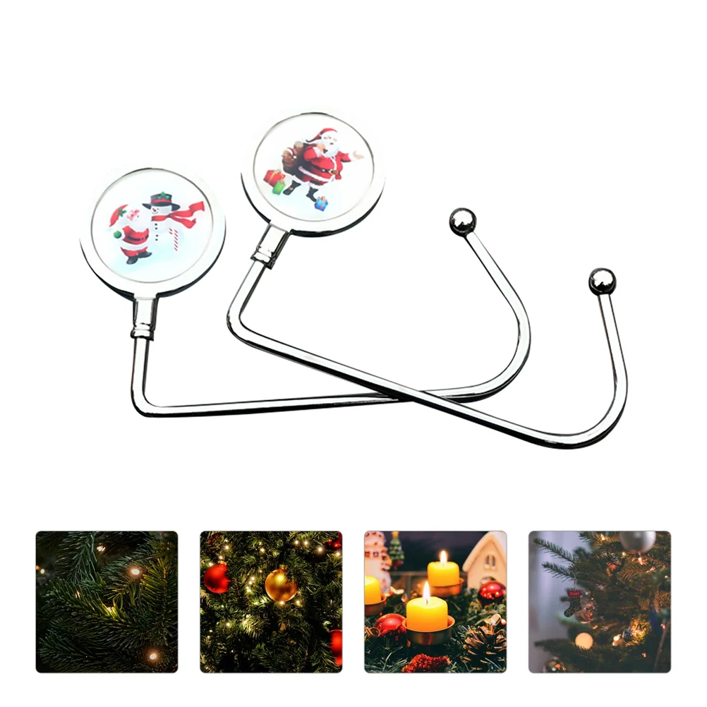 

2PCS Sturdy Christmas Stocking Holders Mantel Hooks Hanger for Christmas Decor