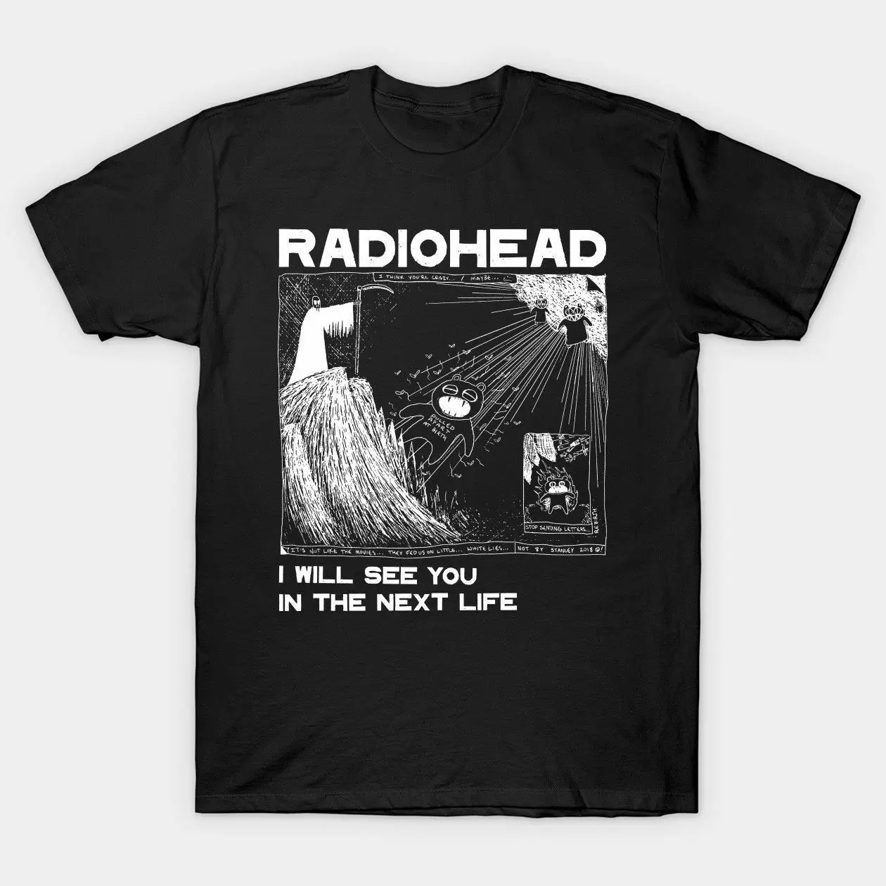 

Radiohead Kid a Next Life Radiohead T shirt vintage style Sizes S-3XL LNH864