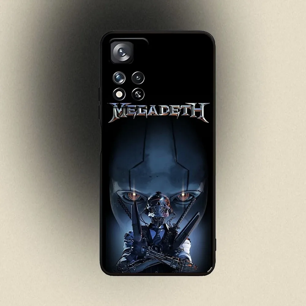 Чехол для телефона Rock M-MegadethS Music Samsung Galaxy A20 A21s A22 A31 A32 A52 A53 A72 73 A80 A91 Мягкий черный