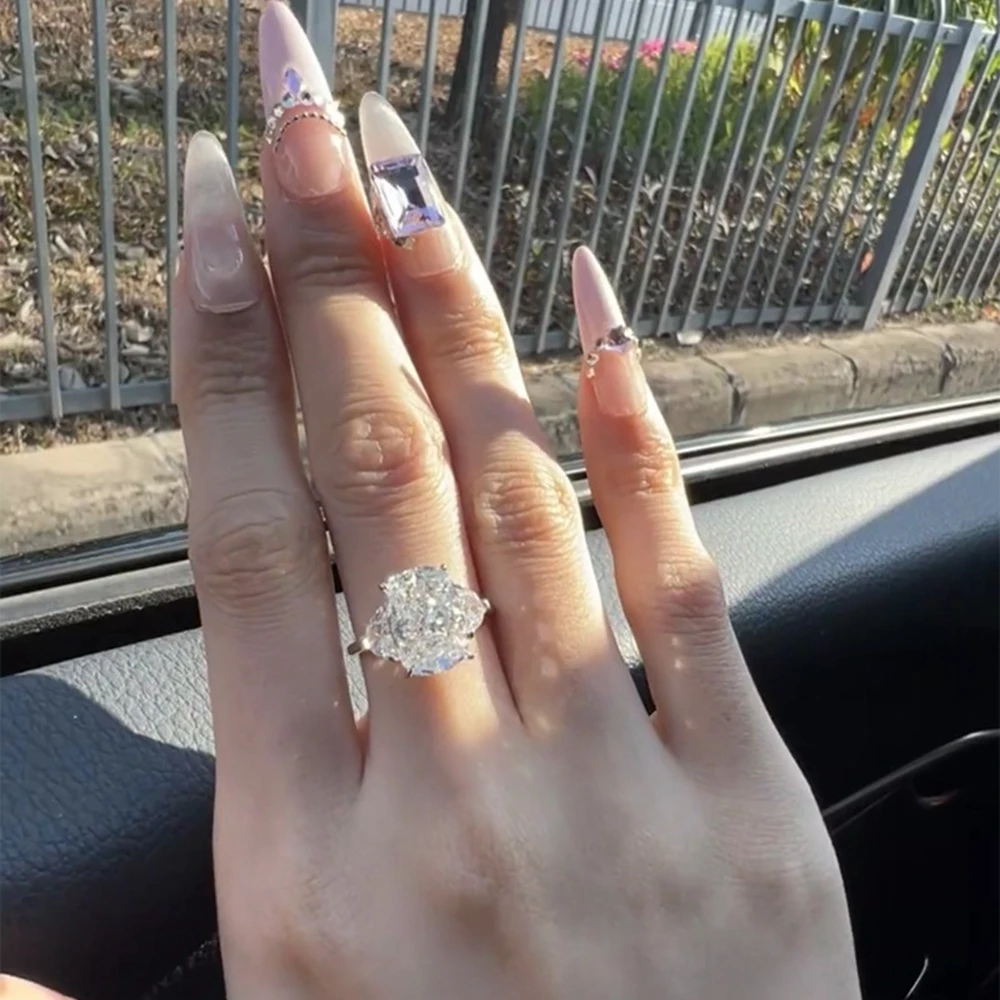 Vinregem 9*13 мм дробленый лед созданный в лаборатории сапфир высокоуглеродистые