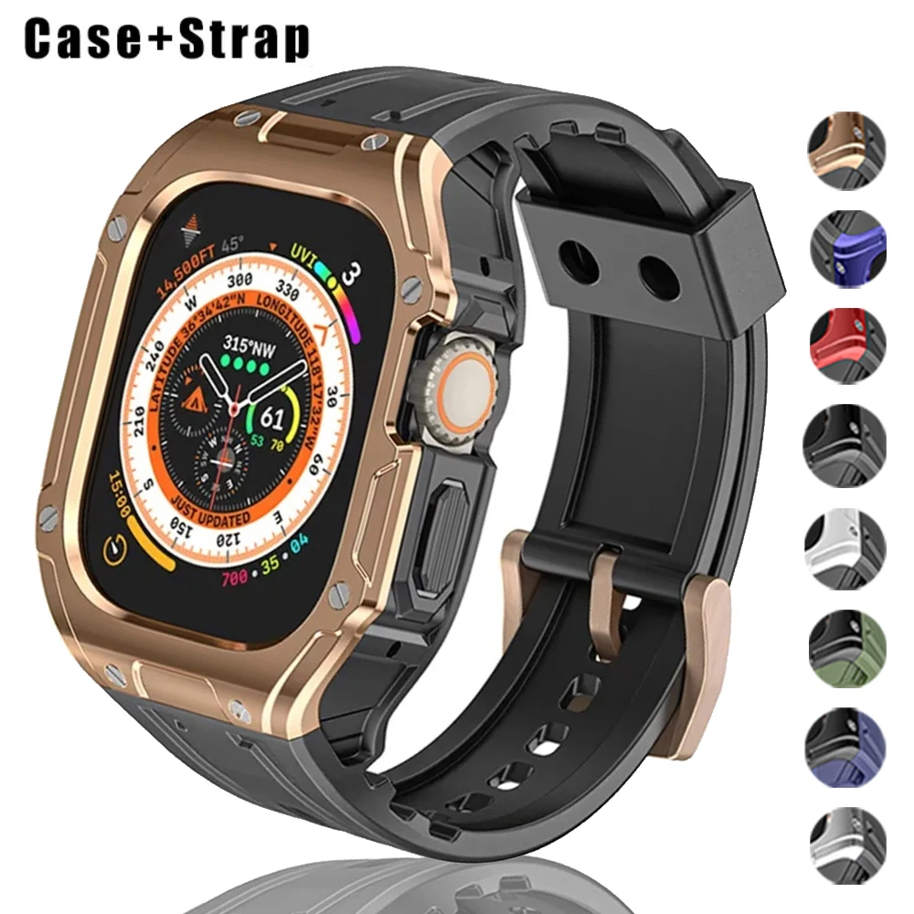 Ремешок для Apple Watch Band Ultra 2 49 мм модифицированный комплект из ТПУ спортивный