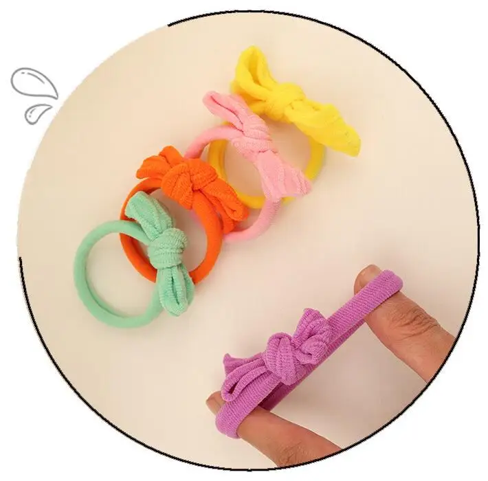 5 шт./набор Детские резинки для волос с градиентом