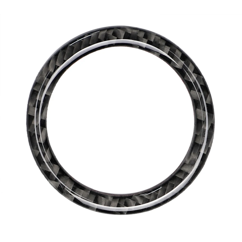 

One-Button Start Decorative Ring Carbon Fiber Decorative Ring Car Key Start Stop Interior Decoration For Mercedes-Benz CE-Class