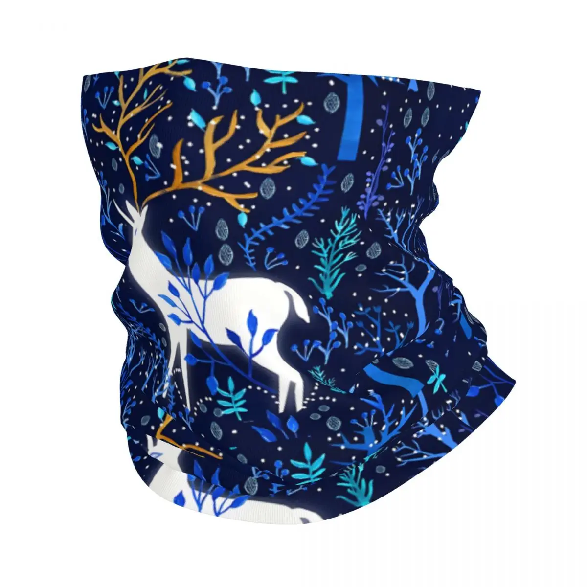 Deericorn в синей тонкой бандане шарф повязка на голову шейный чехол