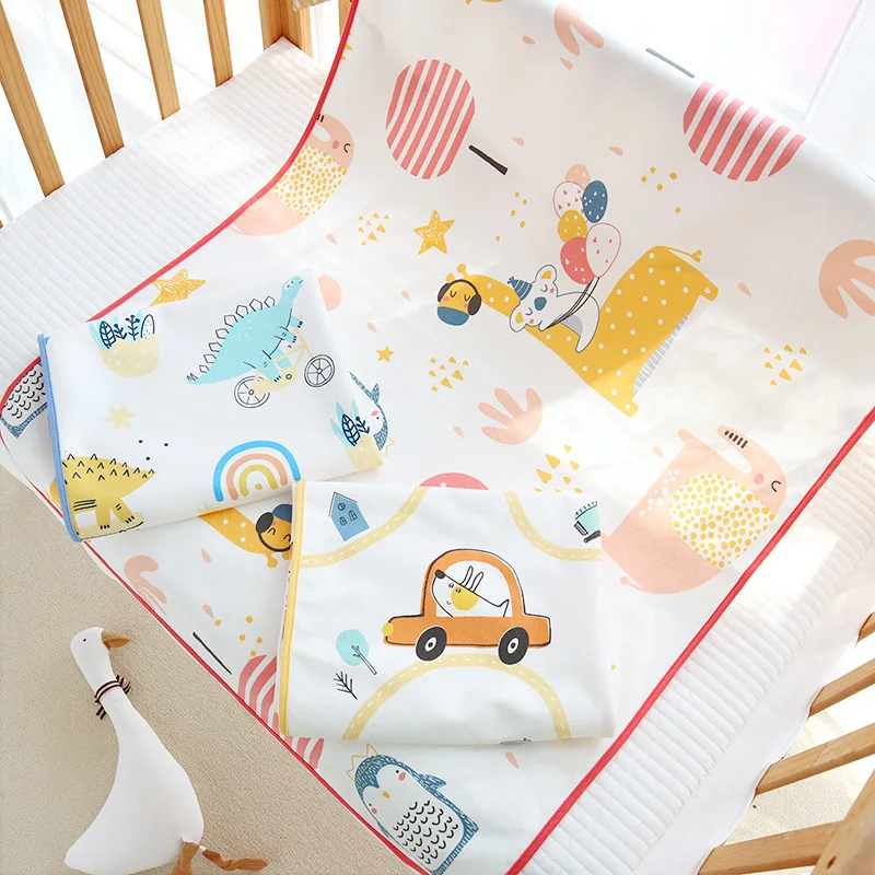 

Baby Diaper Changing Mat Soft Cotton Large Bed Pad Waterproof Washable Mattress Pad Travel Portable Changing Pad Mat For Newborn