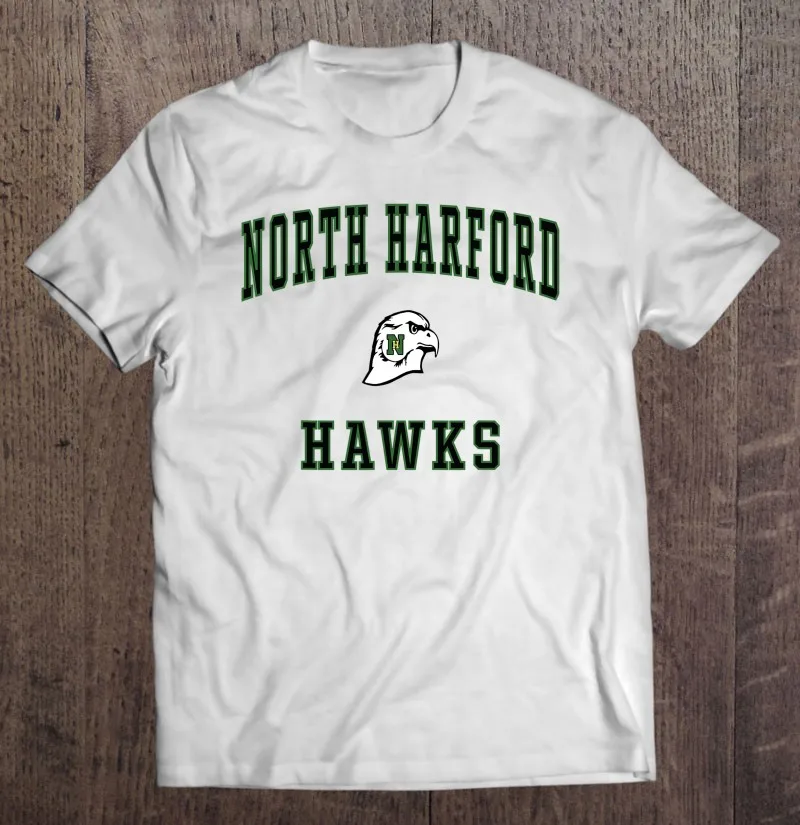 

Футболка North Harford для мужчин и женщин, дизайнерская спортивная рубашка, хлопковая одежда для старших классов