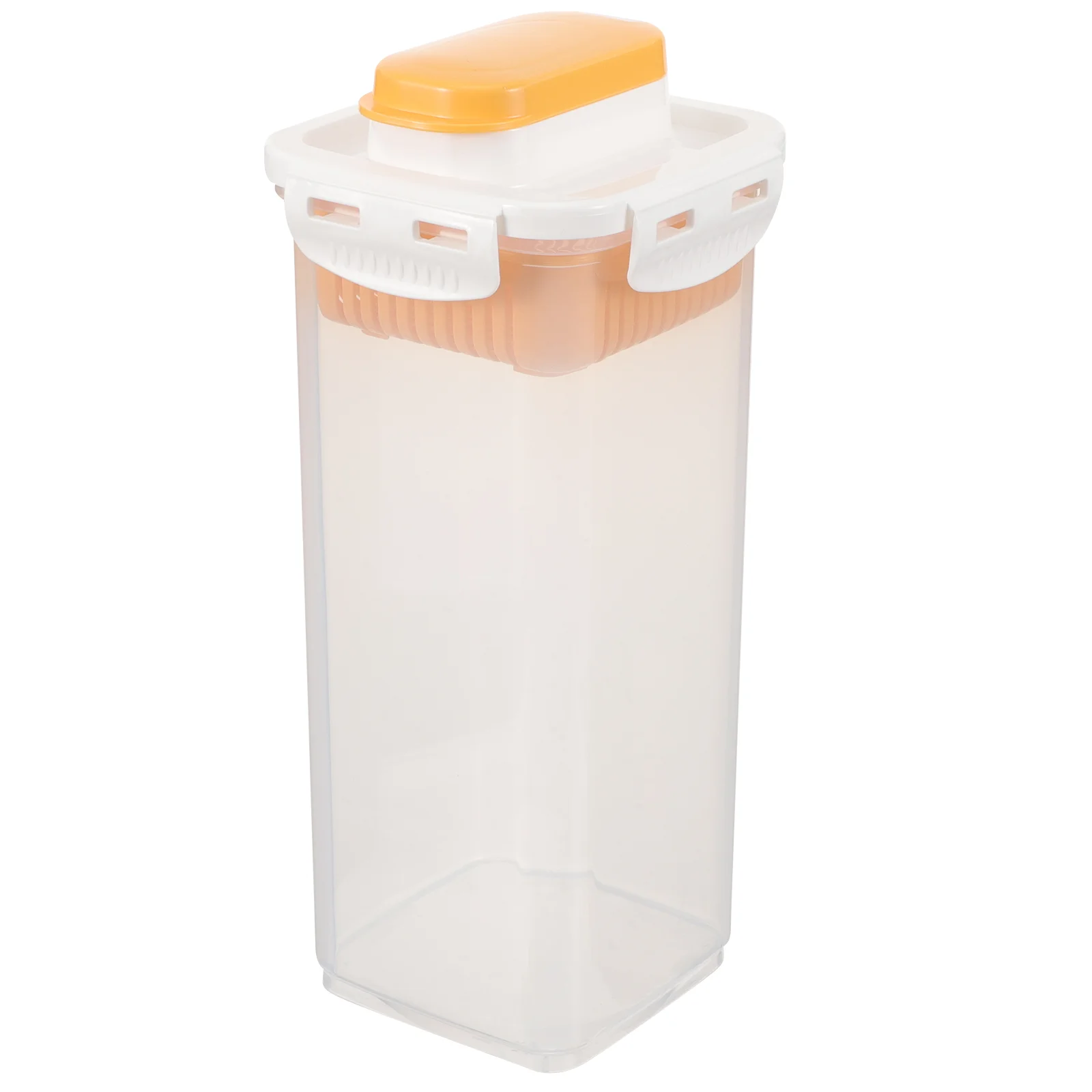 

Storage Box Plastic Containers Condensate Beads Bucket Laundry Detergent Holder Tank Bin Powder Organization Lidded