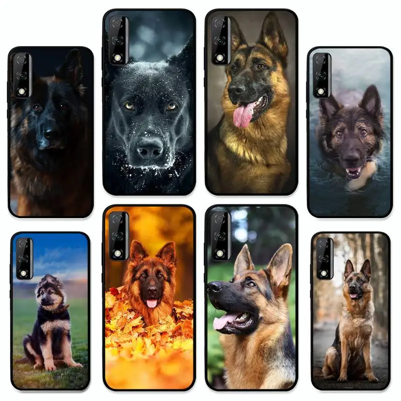 

German Shepherd Dog Phone Case for Huawei Y 6 9 7 5 8s prime 2019 2018 enjoy 7 plus