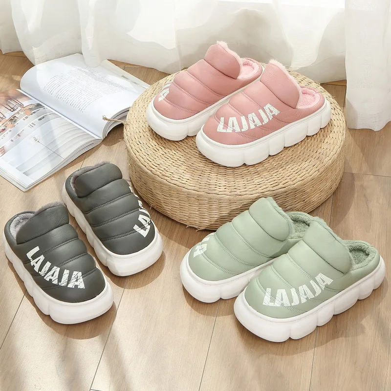 

Comfortable Shoes Adult Plush Women Waterproof Ankle Boots Winter Warm Plush Female Snow Boots For Outdoor Wear Platform