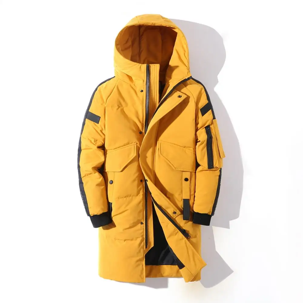 

Teens New Winter Men's Down Jacket Stylish Male Down Coat Thick Warm Man Clothing Brand Men's Apparel Warm Parka