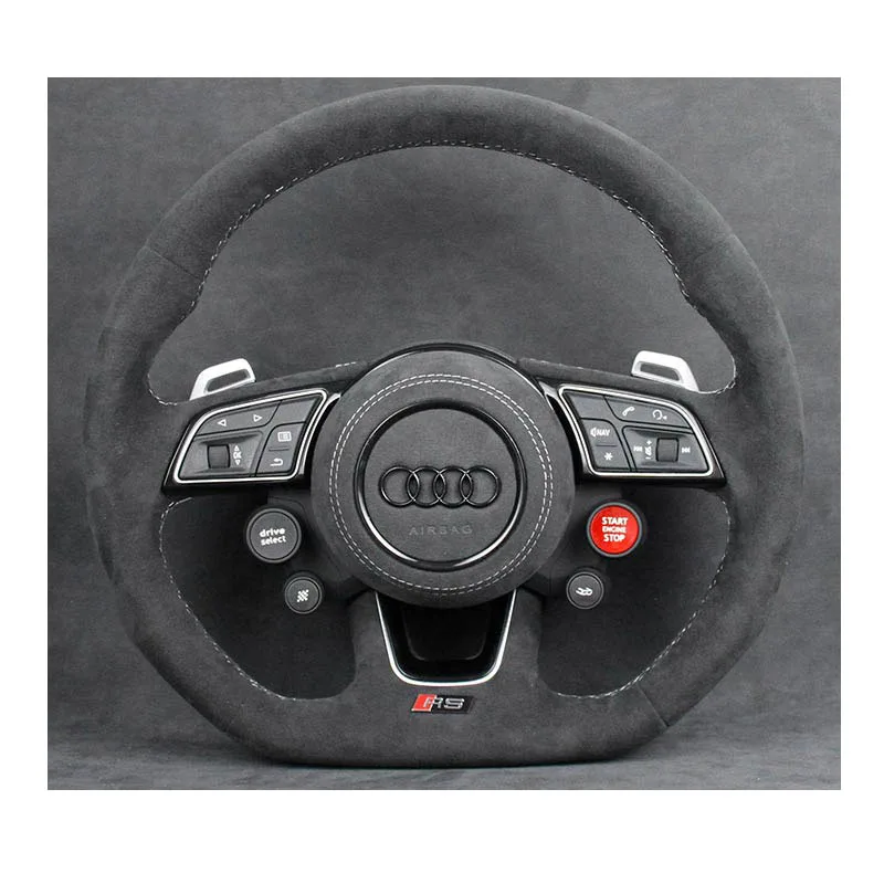 Подходит для Audi A4 S4 A5 S5 B9 2017 2018 2019 замена углеродного волокна или кожи Алькантара