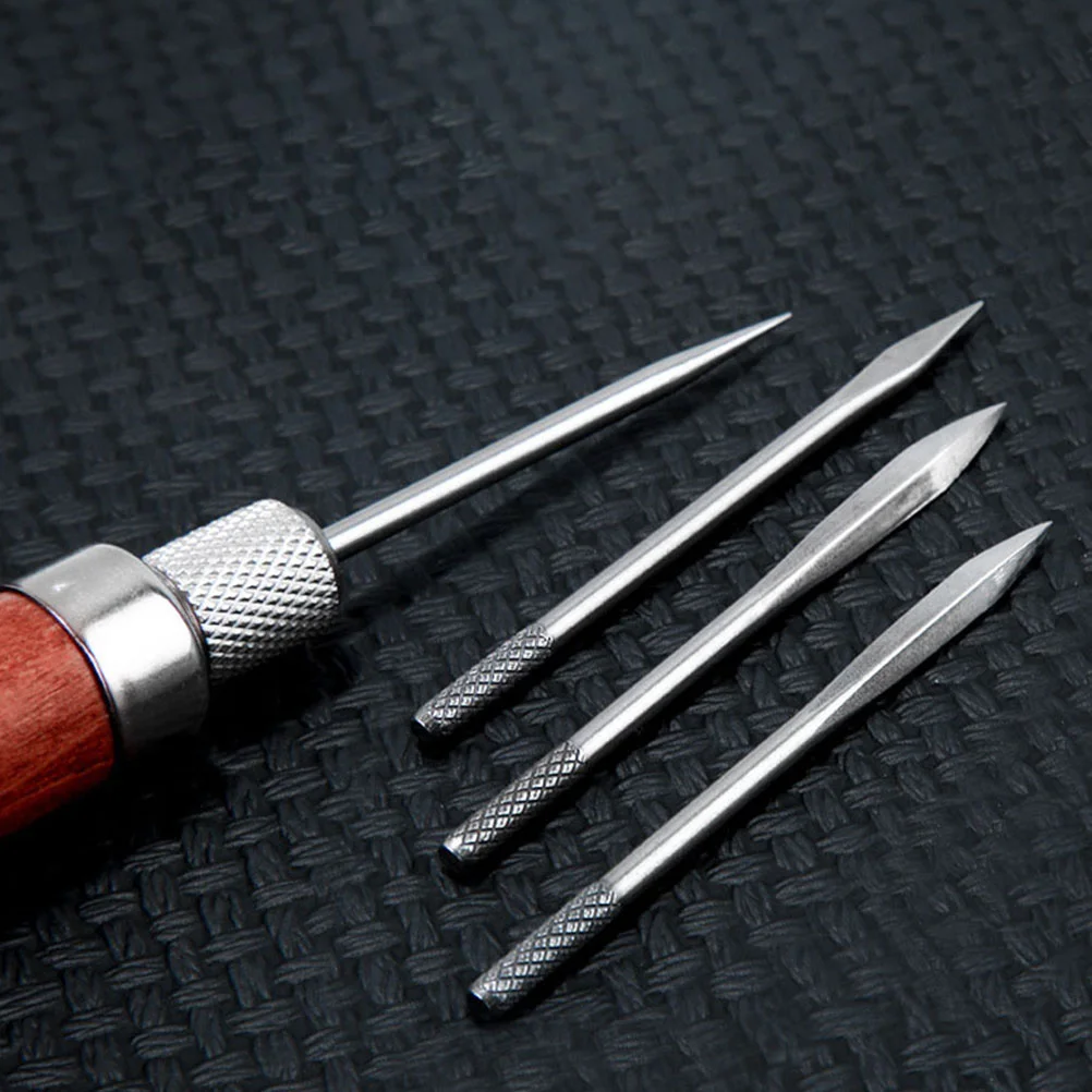 

Craft Needles Kits Manual Tools Working Awl Sewing DIY Repair Hand Stitching Accessories