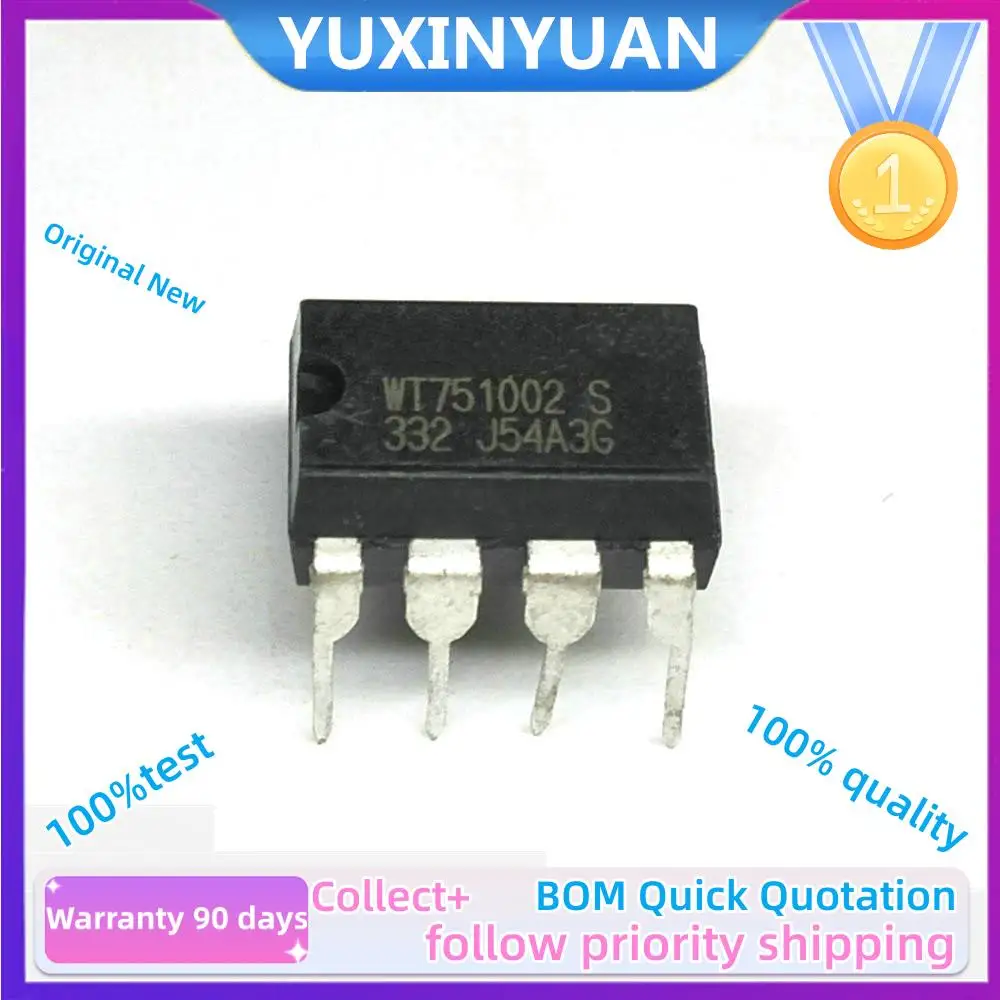 5 шт./партия WT7510 WT751002 WT751002S WT7514L WT7518D WT7520 WT7522 WT7525 WT7527S DIP IC YUXINYUAN в наличии