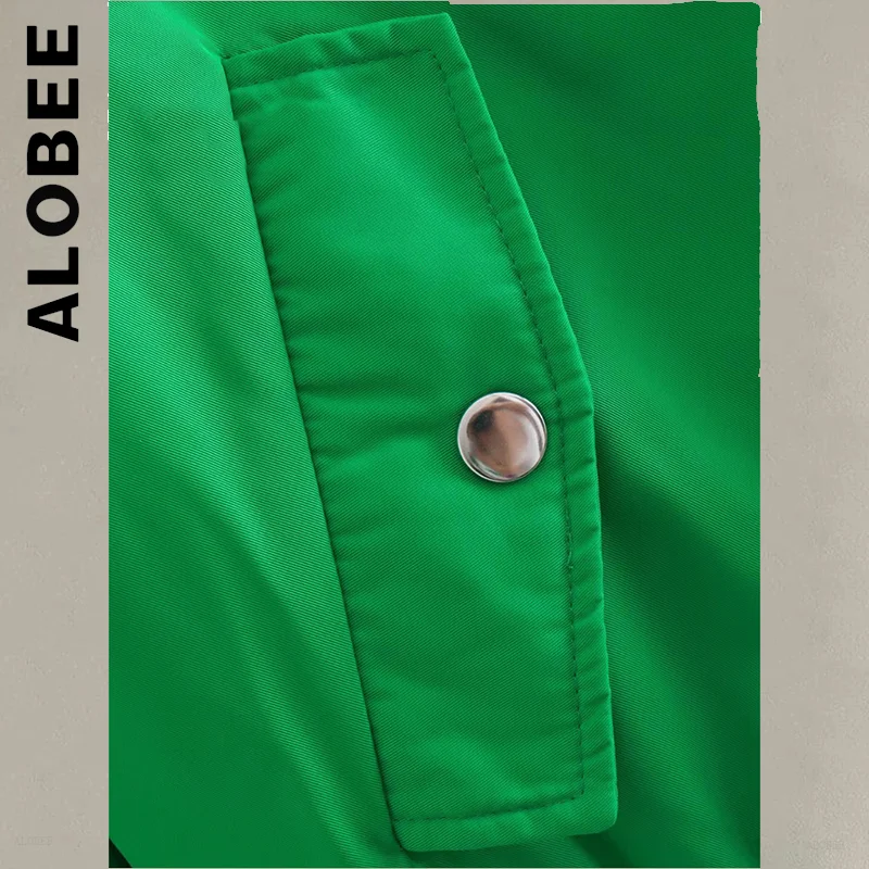 Куртка Alobee в стиле хип-хоп для женщин простая зимняя куртка-бомбер унисекс