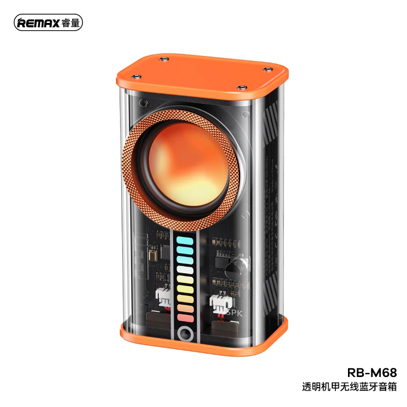 

REMAX transparent mecha wireless bluetooth speaker RB-M68