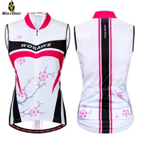 wosawe summer womens cycling vest jersey reflective breathable sleeveless bicycle shirts mtb bike riding gilet tight base layer