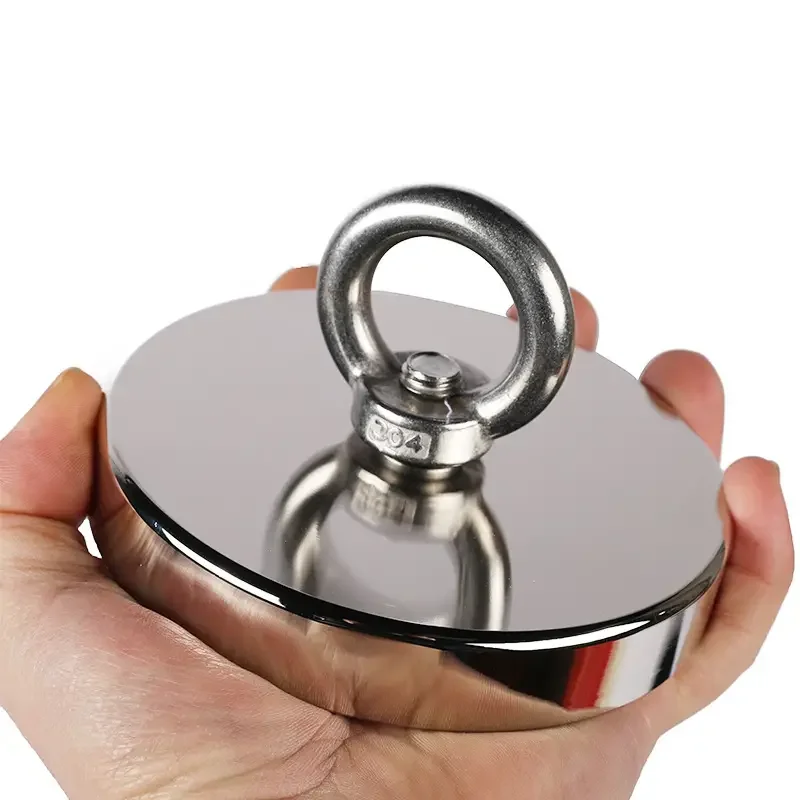 Супермощный рыболовный магнит D90 мощный неодимовый N52 с потайным отверстием