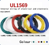 2m5m ul1569 american standard electronic wire environmental protection pvc wire single core multi strand soft wire lead