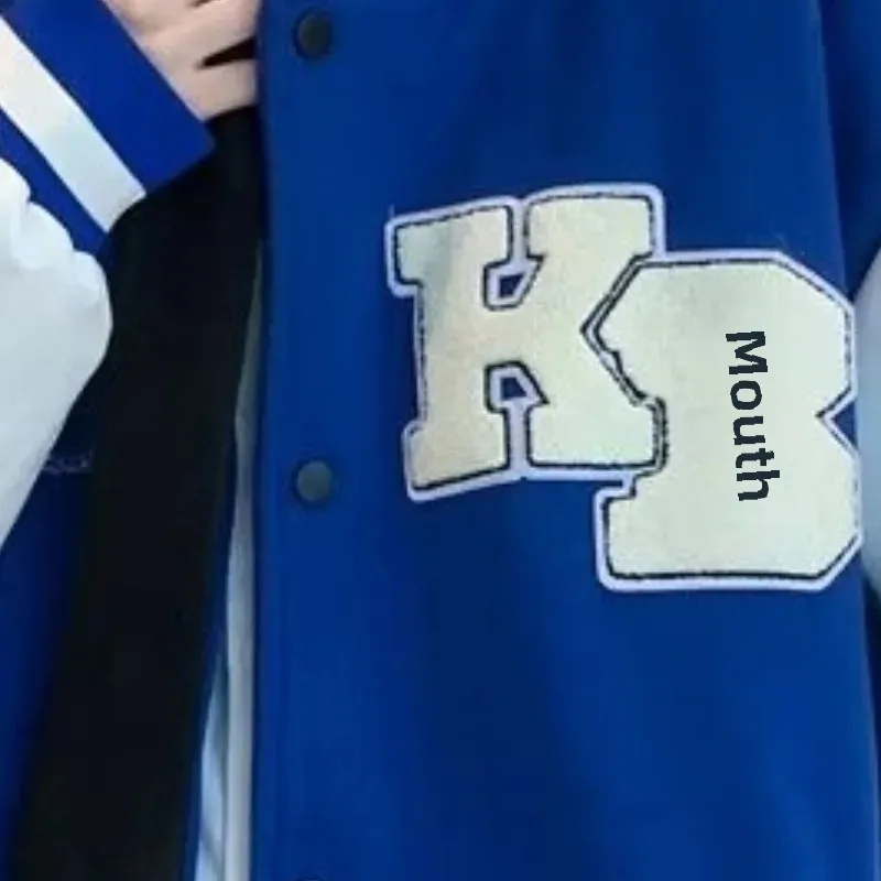 Куртка мужская бейсбольная в стиле кэжуал на осень/зиму 2023