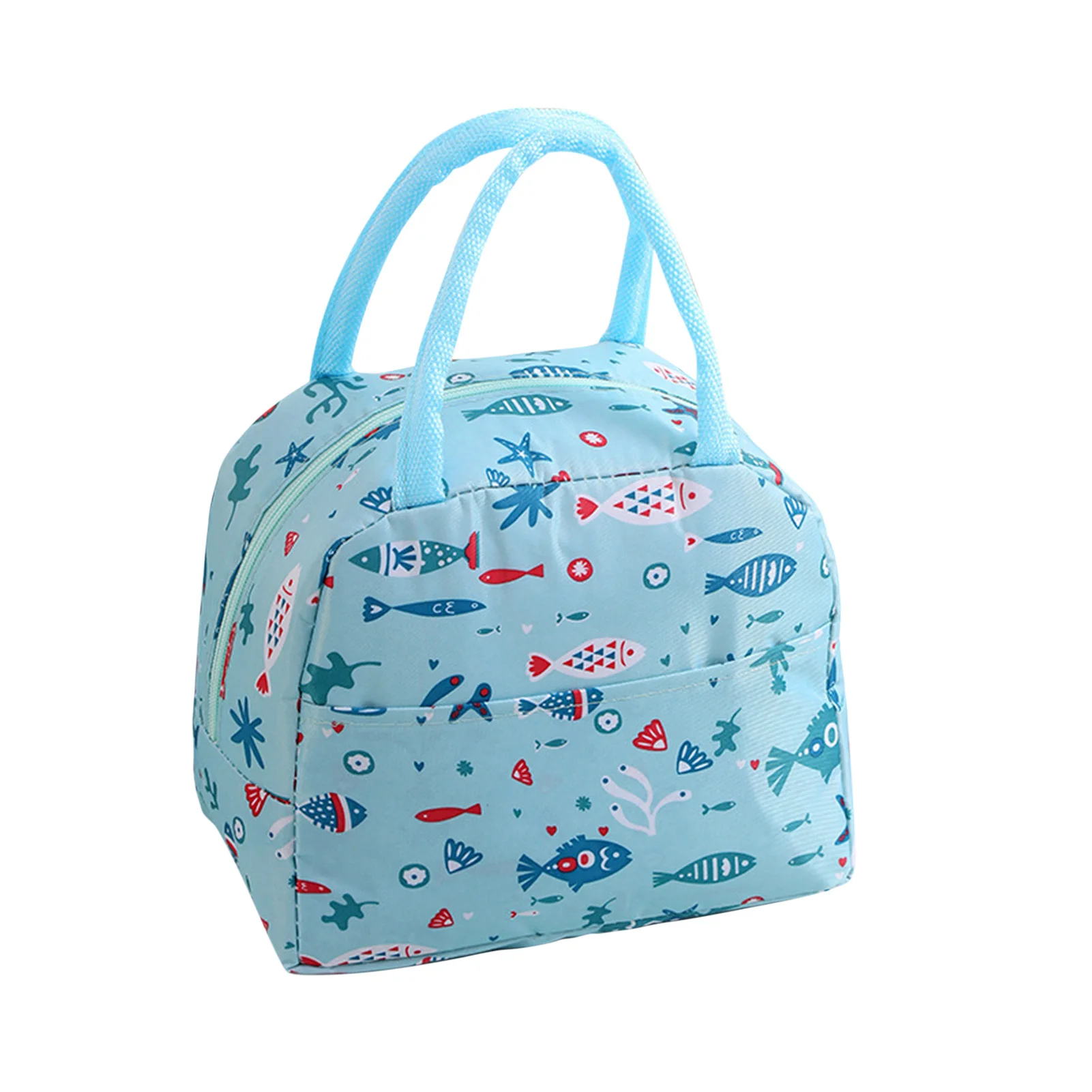 

Portable Lunch Bag Lunch Box Thermal Insulated Canvas Tote Pouch Kids School Bento Portable Dinner Container Picnic Food Storage