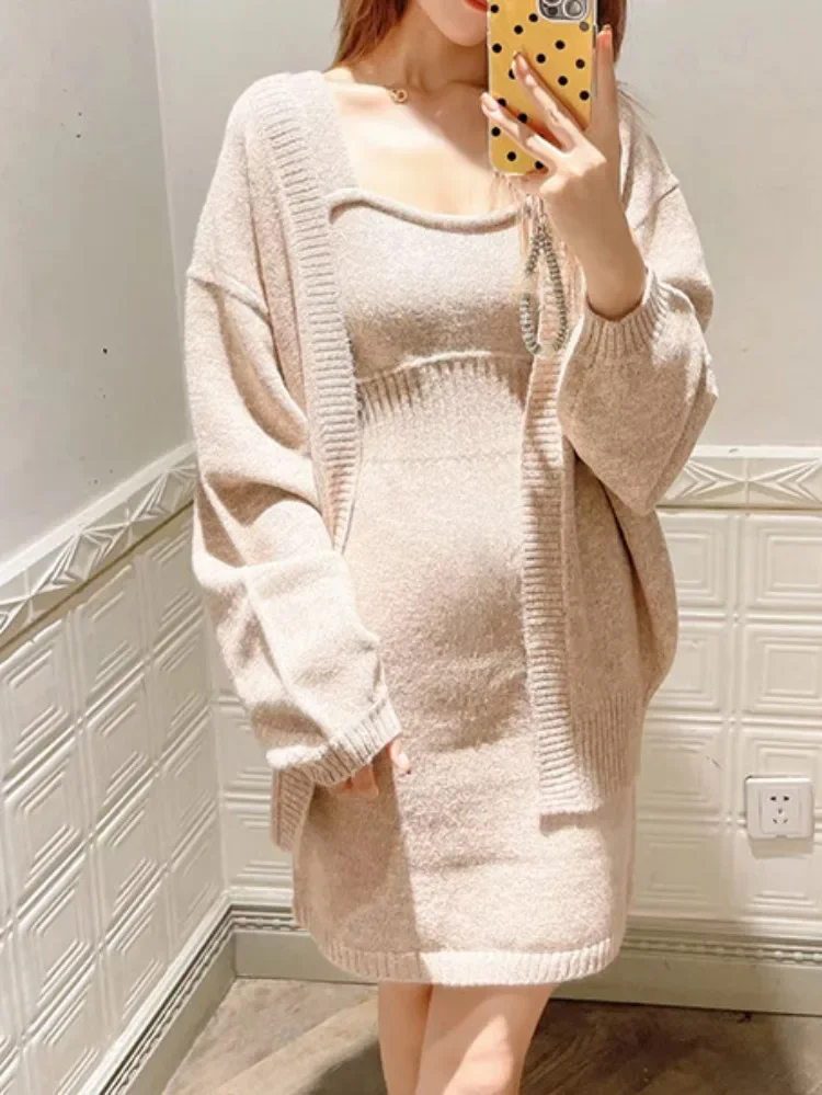 Элегантные японские женские костюмы на бретельках тонкое простое трикотажное