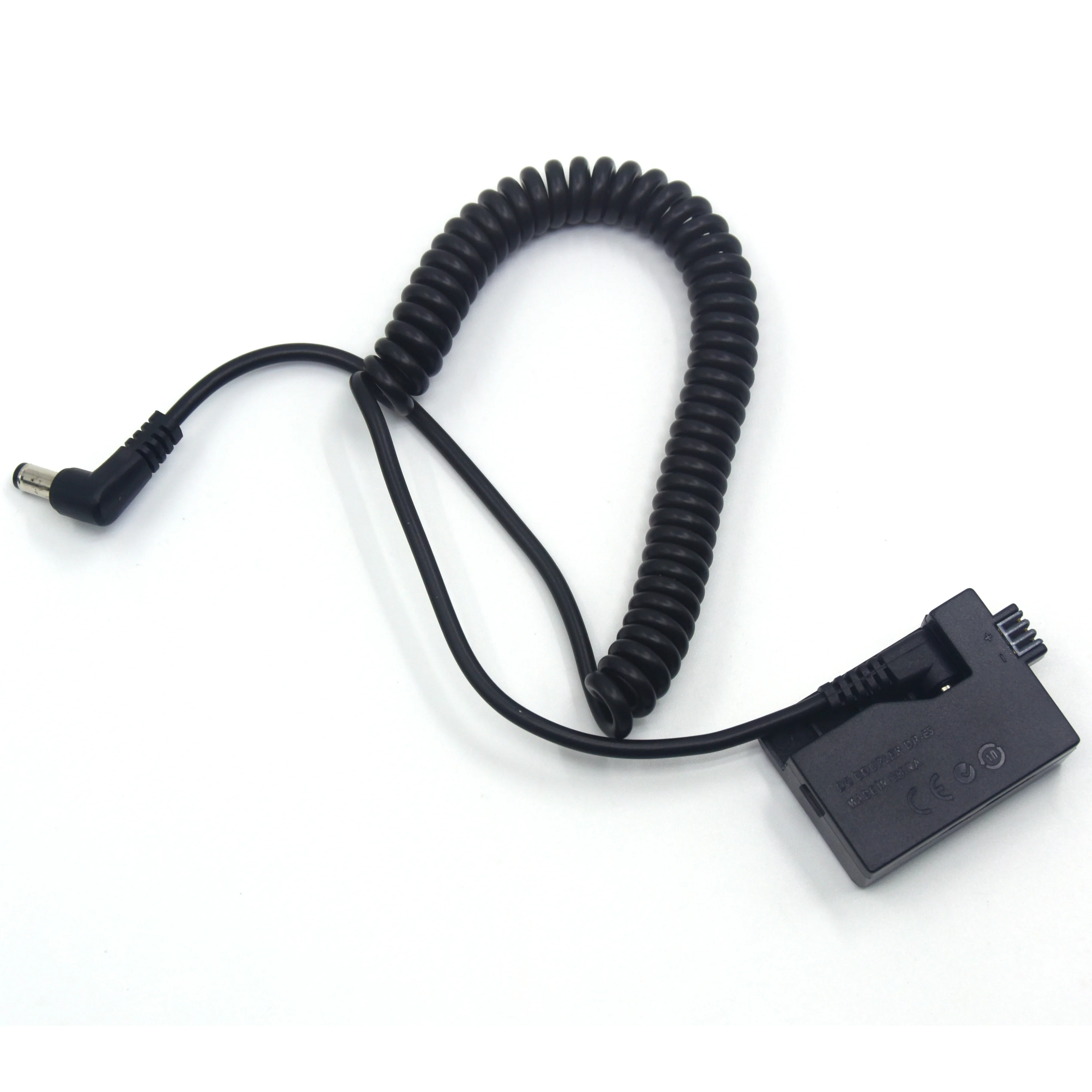 DR-E5 LP E5 Фиктивный аккумулятор с пружинным кабелем Соединитель постоянного тока