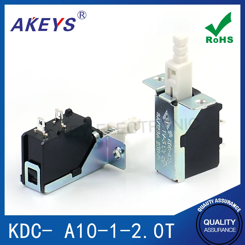 

5 шт KDC-A10-1-2.0T Аксессуары для крышки внутреннего пружинного диапазона, усилитель мощности высокого тока, прямая клавиша, фотовыключатель мощности