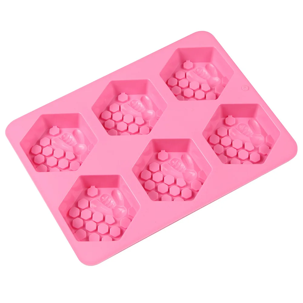 Силиконовая форма для мыла ручной работы в форме пчелы зеркальная самодельная