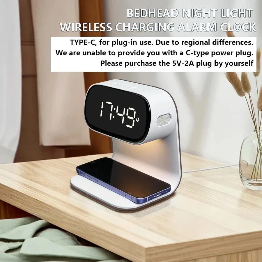 Новая тенденция настольная светодиодная лампа для спальни ночник цифровой