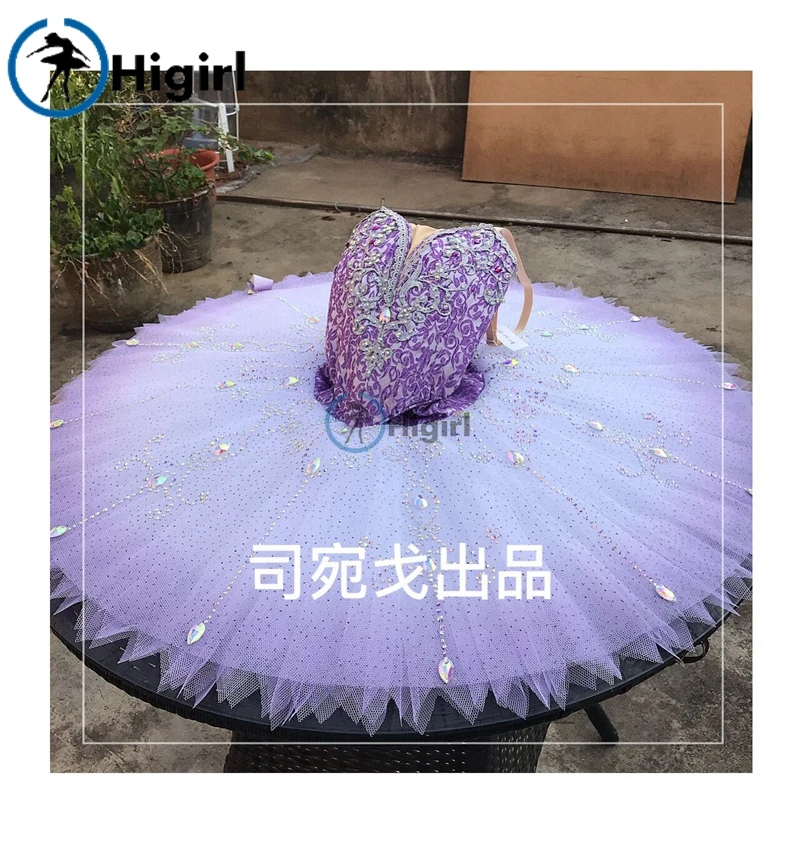 

Puprle Lilac Fairy Classical Ballet Tutus Adult Girls Professional Ballet Tutu Ballerina Costume Women BT4011