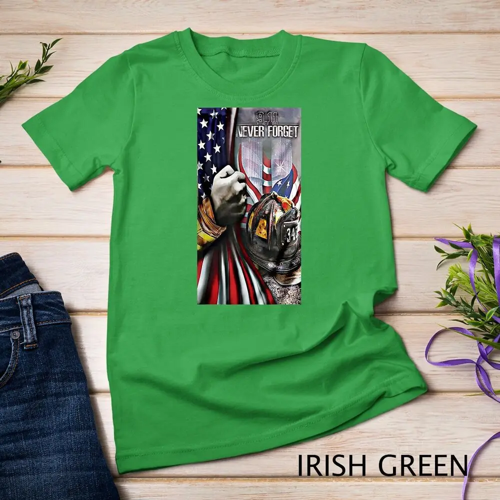 Помните 9-11 Американский патриотический 22-й юбилейный футболка унисекс