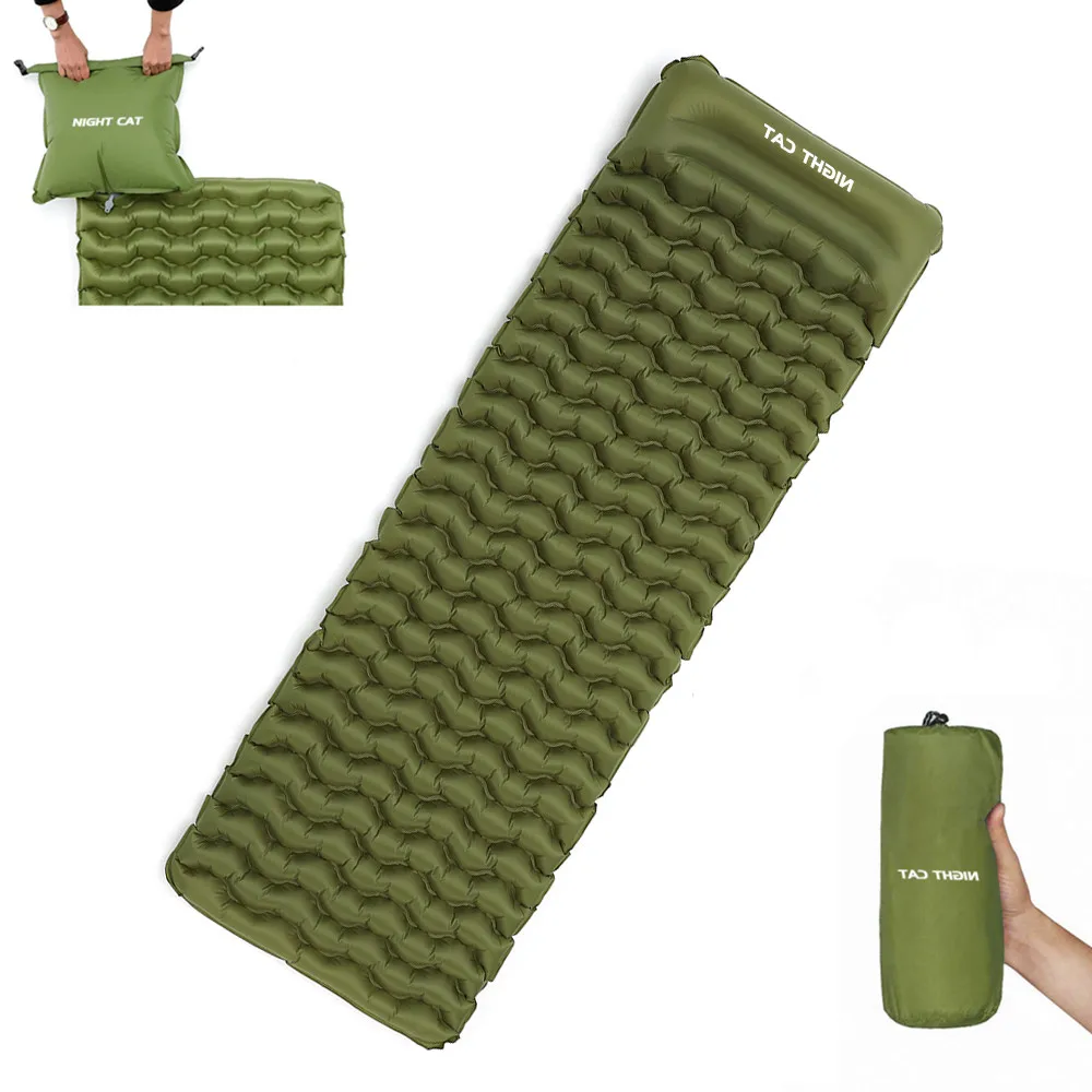 

Ultra Light Camping Mattress Folding Inflatable Air Pad Air Mattress For Backpacking Sleeping Pad For Camping