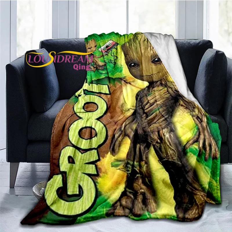 Фланелевое Одеяло с рисунком из мультфильма грута и Маленького Пони мягкое