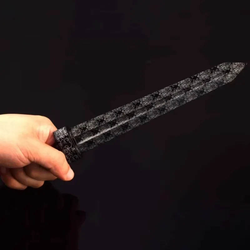 30 см японский игровой колоссальный меч огненное облако узор металлический