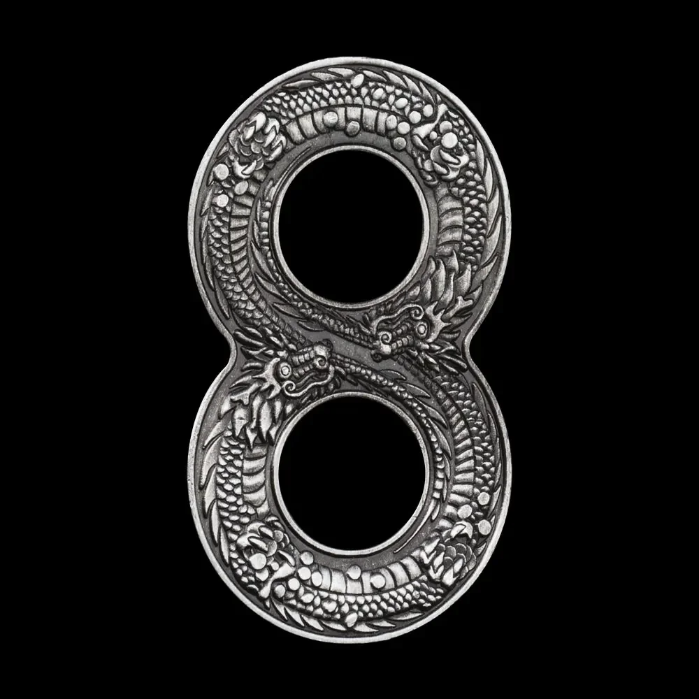 2018 Австралия Дракон Антикварная монета Challenge 8 форм Елизавета II Металлические