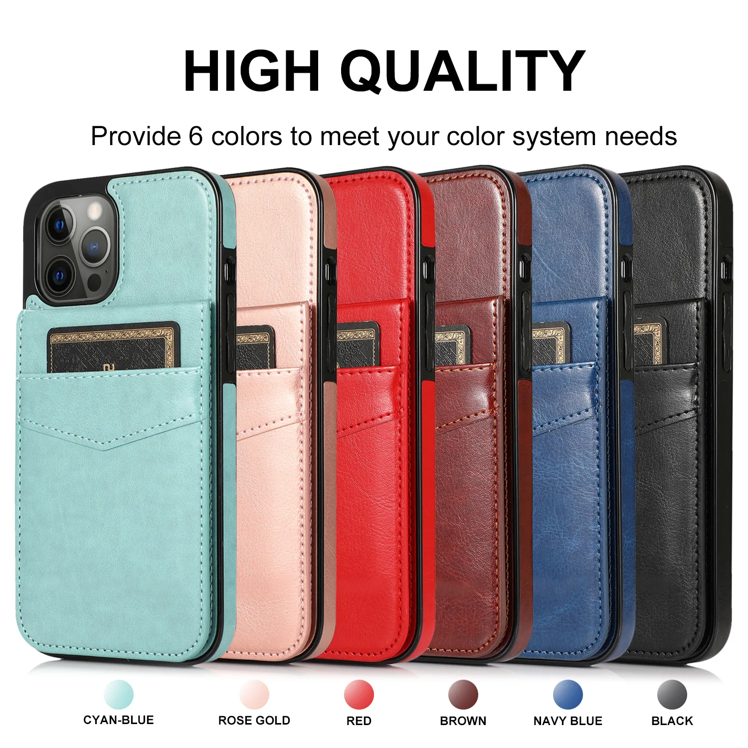 

Leather Fold Wallet Case For iPhone 6 6S 7 8 Plus 11 Pro Max 12 13 14 Pro Max SE2022 X XR XS Max With Card Pocket Case Cover