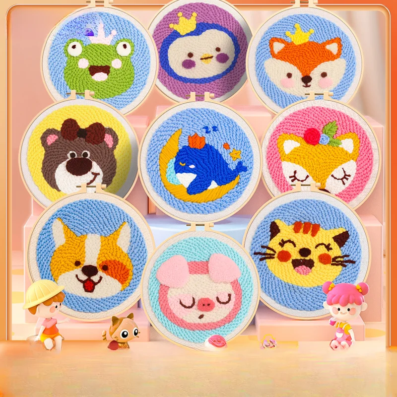 Вышивка в виде животных