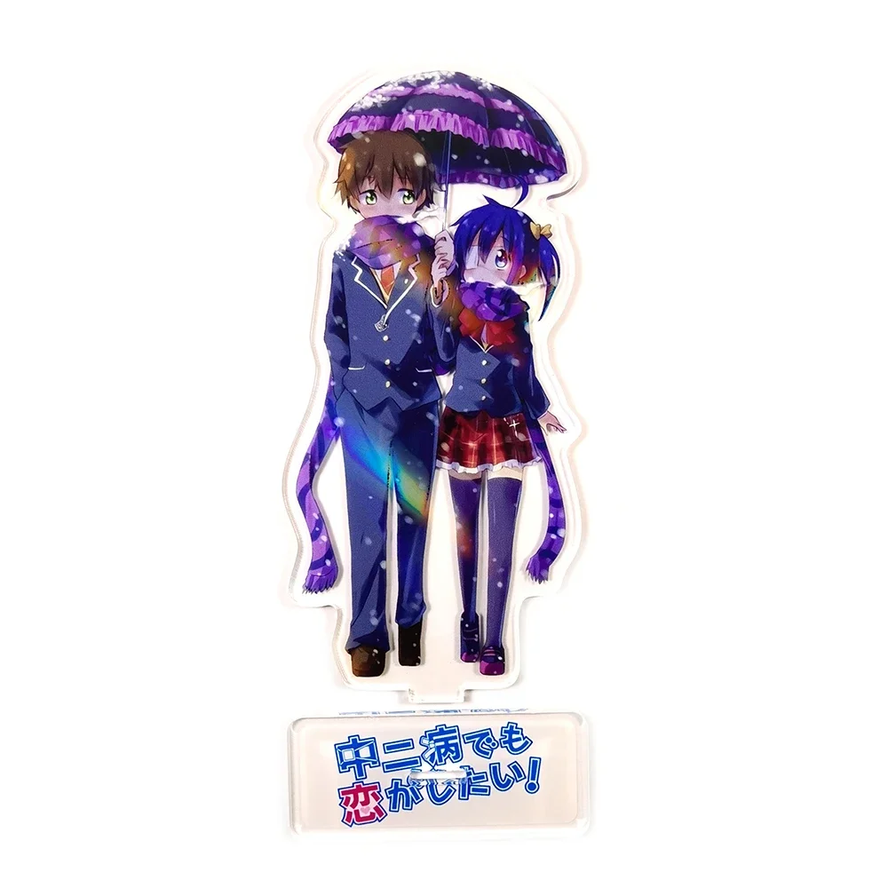 Фото Лидер продаж Togashi Yuuta Takanashi Rik пара акриловых статуэток украшения стола аниме №1