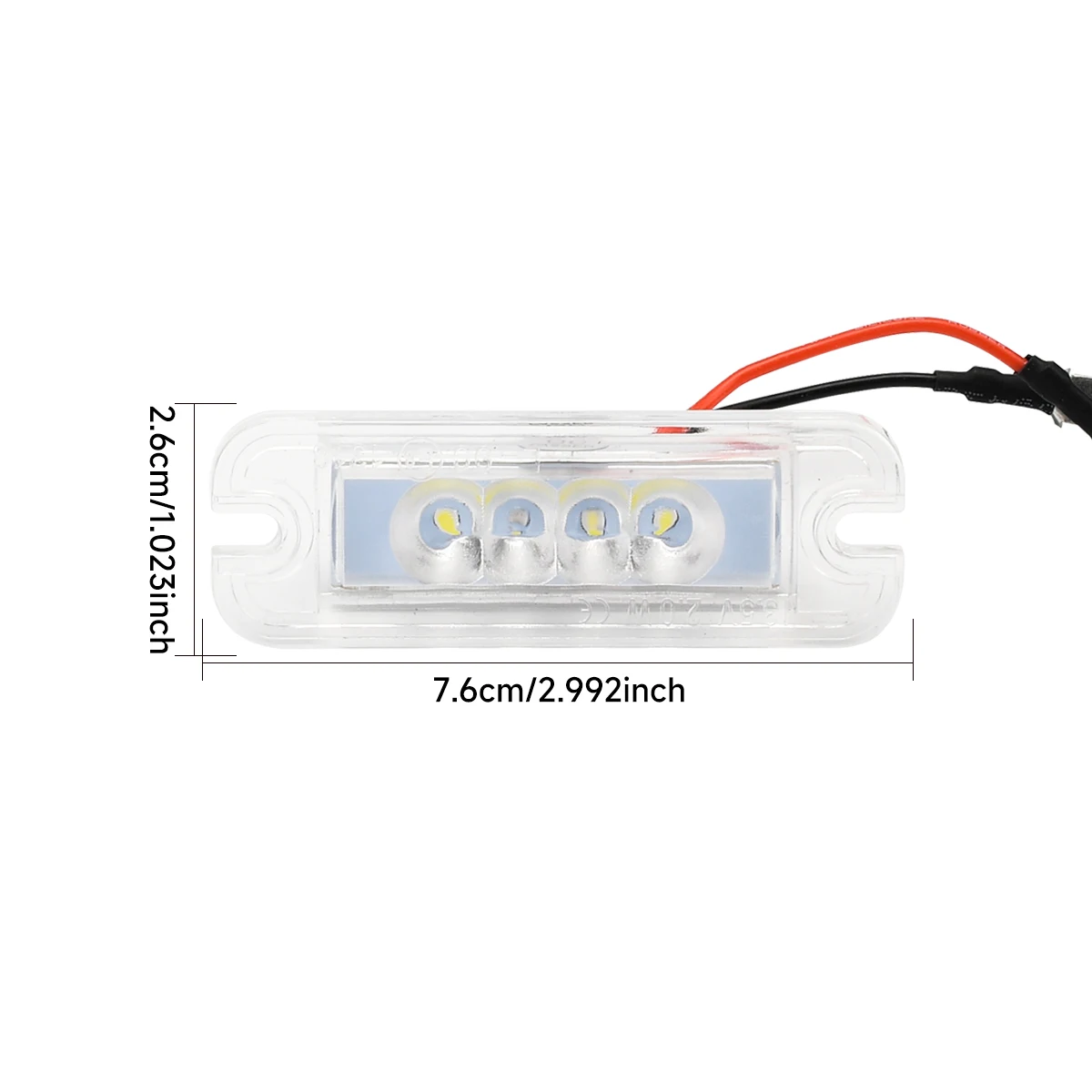 2 шт. флейта для номерного знака