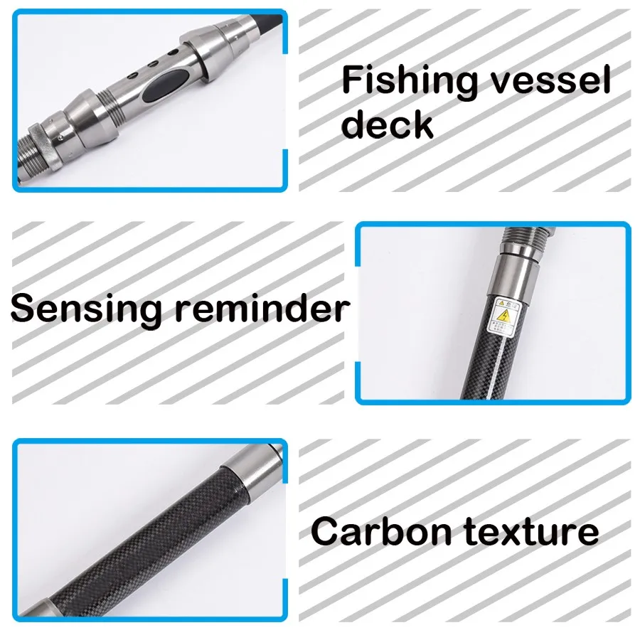 Телескопическая удочка из углеродного волокна JIOUDAO