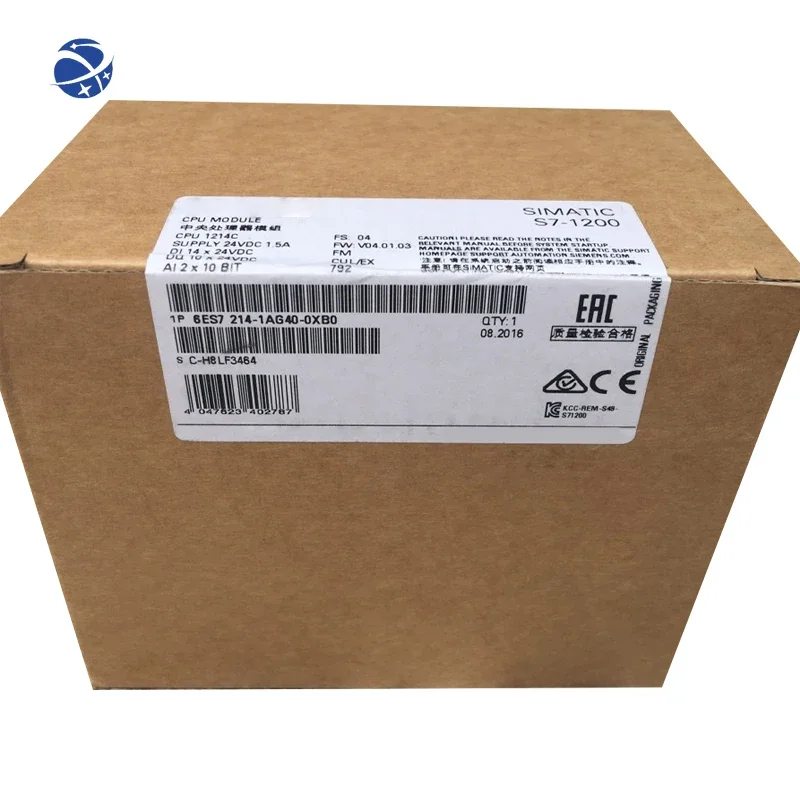 Новый оригинальный контроллер программирования PLC 6es7214-1ag40-0xb0