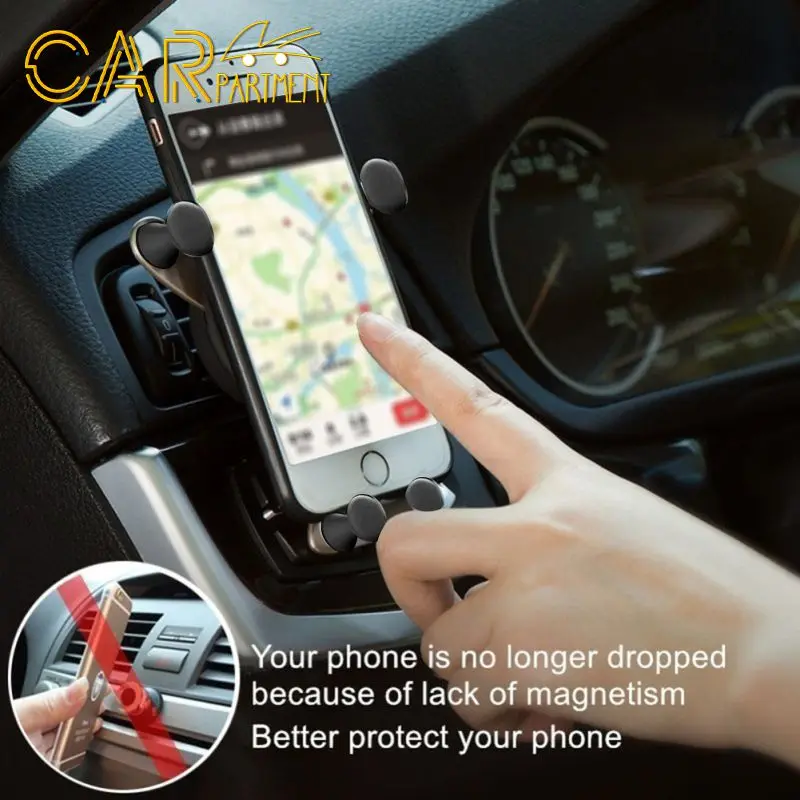 

Universal Gravity Car Phone Holder 360 Degree Smartphone Bracket Durable Smile Face Mount Car Mobile Phone Holder Portable