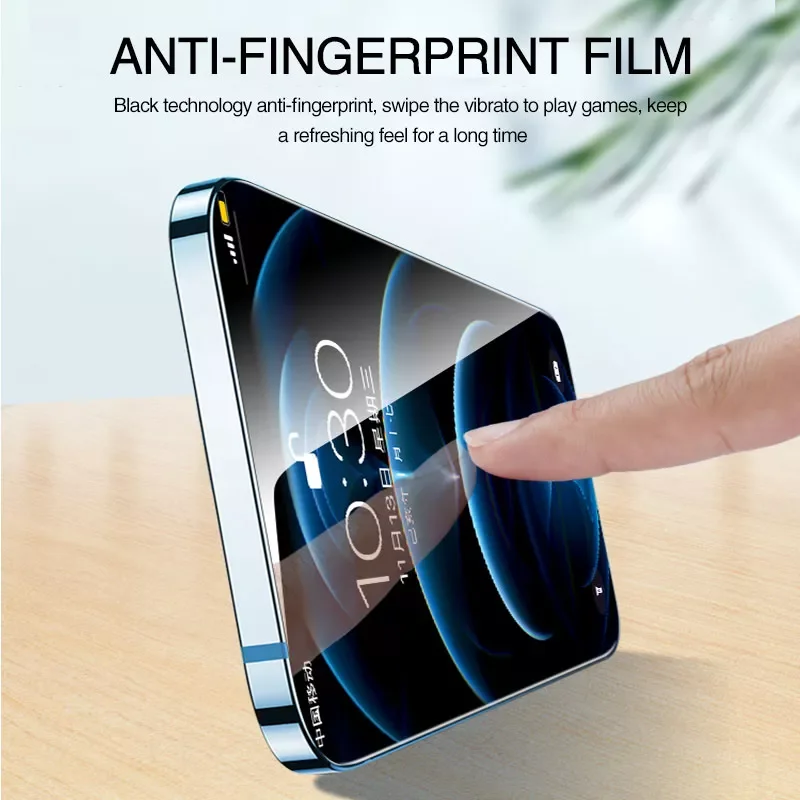 30D Full Cover Tempered Glass On For iPhone  Screen Protector Film