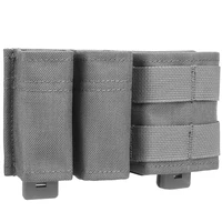tactical double stack 5 569mm 12 11 side mag pouch molle magazine holder belt clip magazine holster ammo carrier for hunting