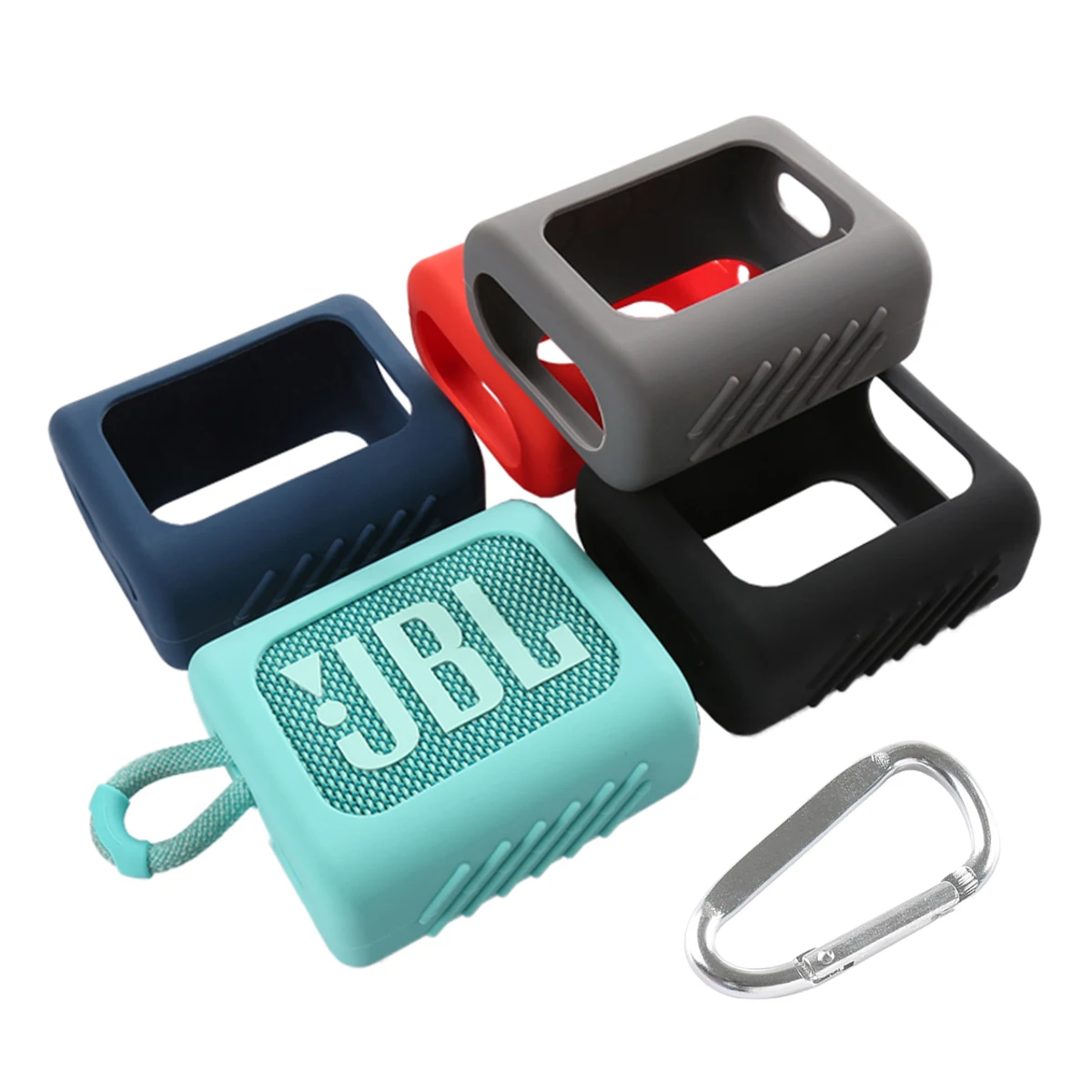 

Silicone Protective Case for JBL GO3 Protect Cover Portable Smart Speaker Storage Shell Travel Carrying Sleeve