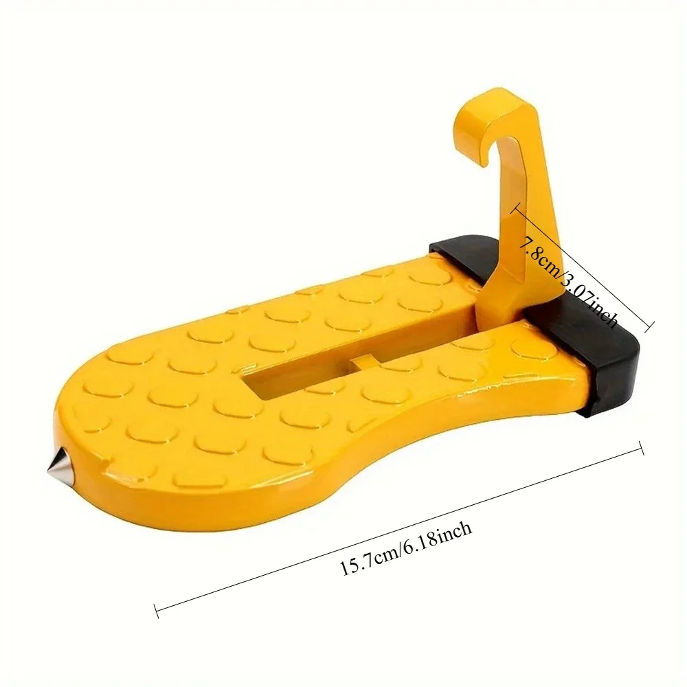 

Складная Автомобильная Дверная Ступенька Из Алюминиевого Сплава С Защитным Молотком И Противоскользящим Колесом Многофункцион...