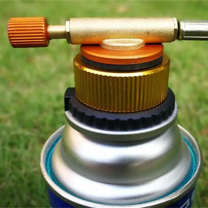 

Camping Barbecue Flat Gas Tank Gas Stove Extension Line Connection Pipe Conversion Inflatable Valve Adapter Camping Accessories