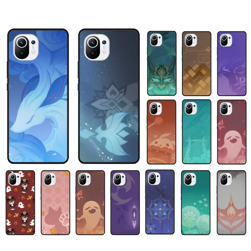 

Genshin Impact Anime Phone Case For Xiaomi Mi 9T 10T 11T 11 Pro 10 10T 11 lite 11Ultra Note10 lite Poco X3 Pro