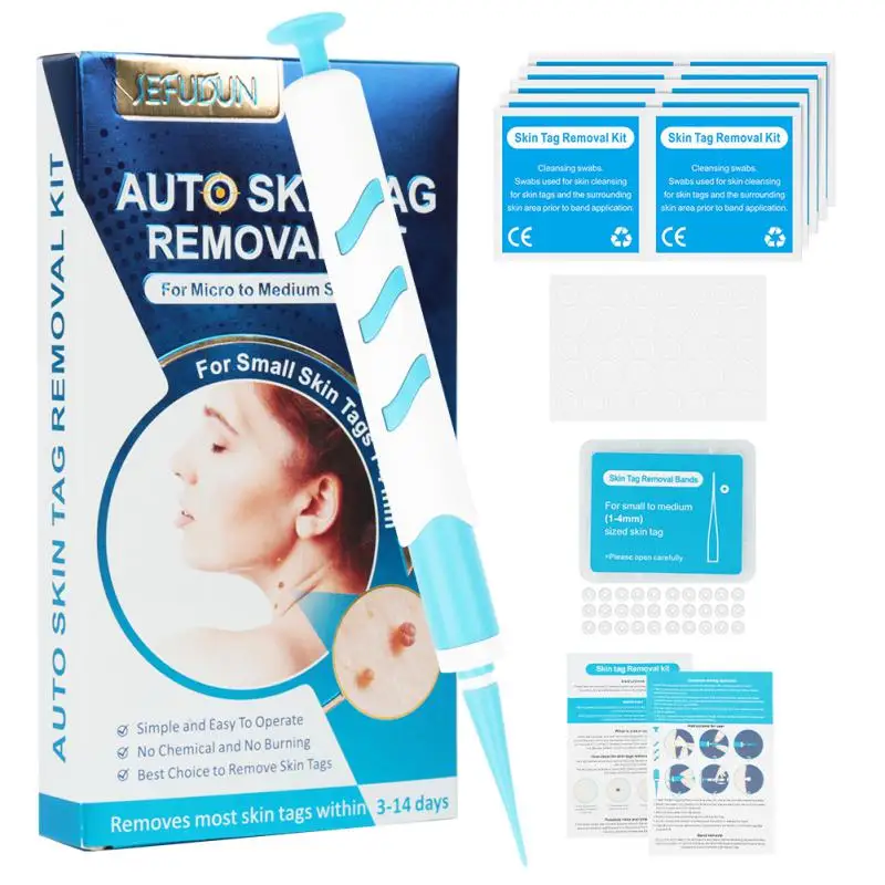 

SEFUDUN Auto Skin Tag Mole Wart Remover Painless Skin Tag Removal Pen Kit With Cleansing Swabs Facial Skin Care Beauty Tool Hot